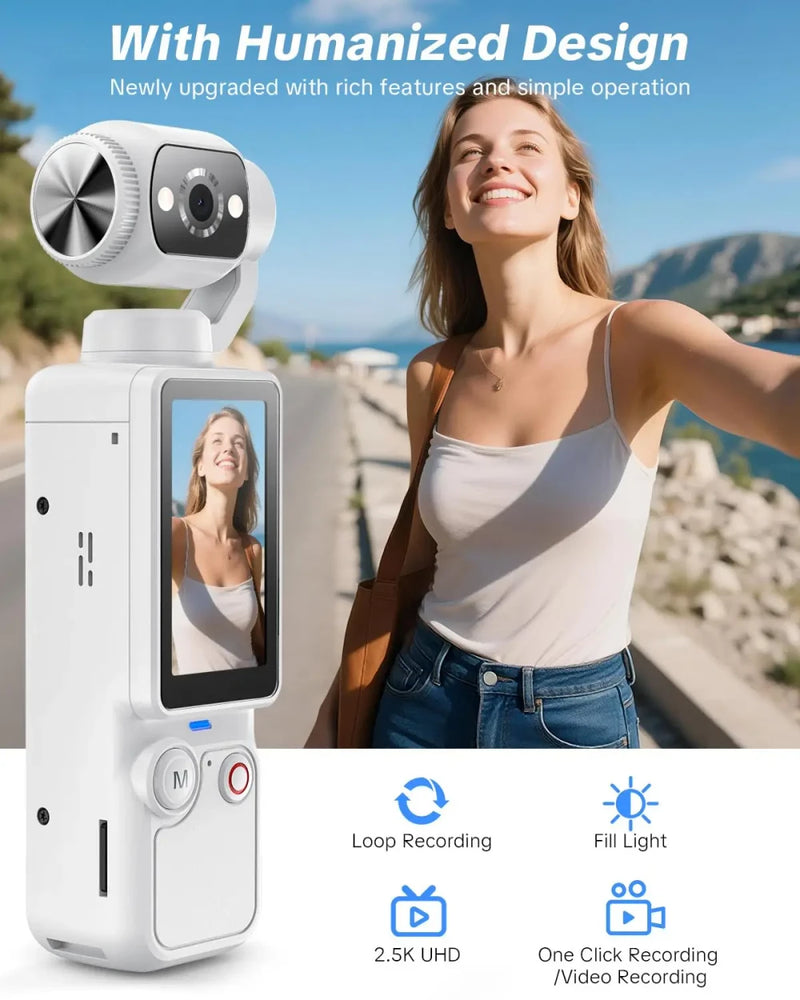 Portable Digital Camera for Travel Vlogging